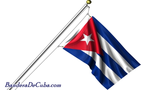 Bandera en cuba